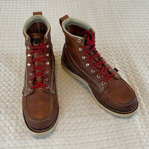 Thorogood American Heritage Moc Toe Boots - Tobacco - 11.5 EE